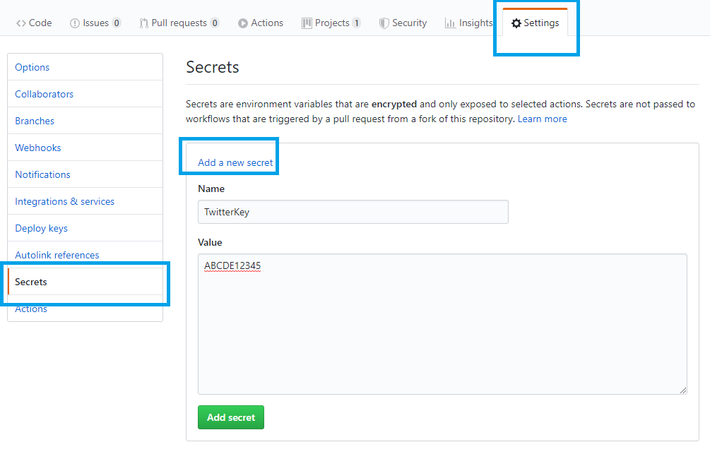 GitHub Secrets